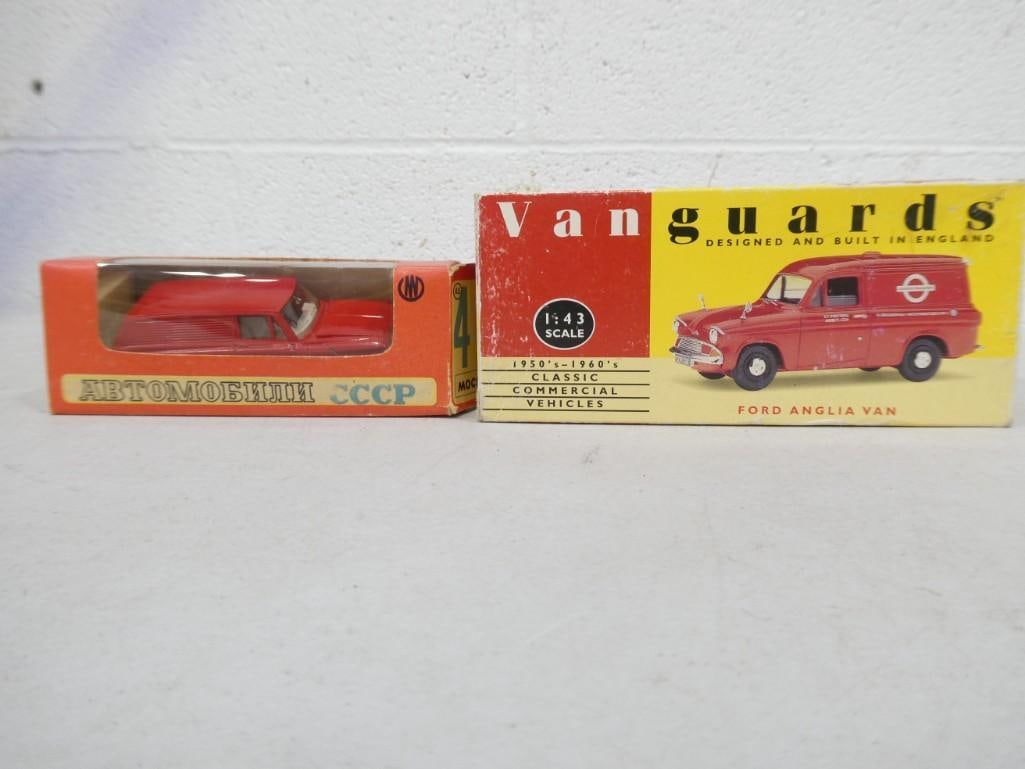 Russian Automobile CCCP Model in Original Box and Vanguards Ford Anglia Van 1:43 Scale Model in Orig (1 of 6)