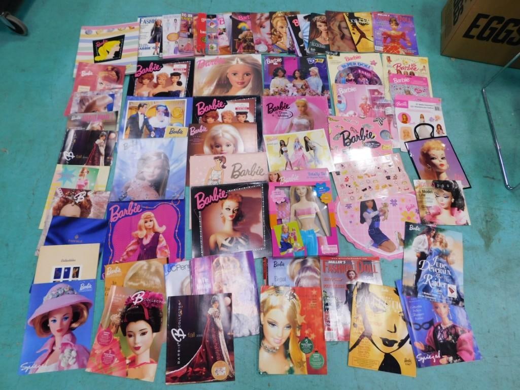 Old Barbie Catalogs, Calendars, Paper Dolls, Sticker Books, etc.  Huge Lot (1 of 6)