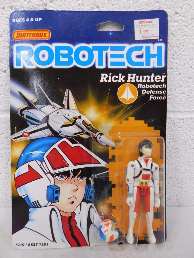Matchbox Robotech Rick Hunter Action Figure New on Card (1 of 3)