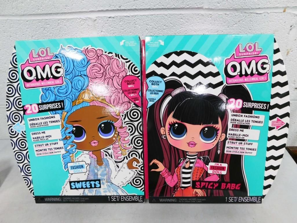 2 LOL Surprise OMG Sweets & Spicy Babe Dolls NIB: 2 LOL Surprise OMG Sweets & Spicy Babe Dolls New in Box