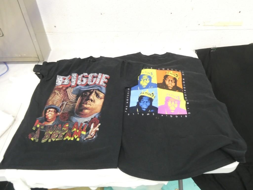 4 T-Shirts incl 2 Biggie Smalls, Jimmy Buffett, Carrie and Eddie (1 of 7)