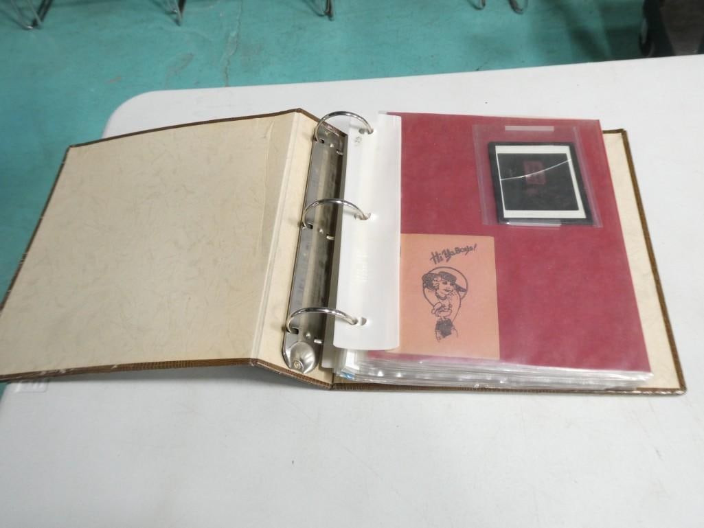 Binder full of vintage and antique ephemera - advertisements, map, Chicago area history, etc. (1 of 13)