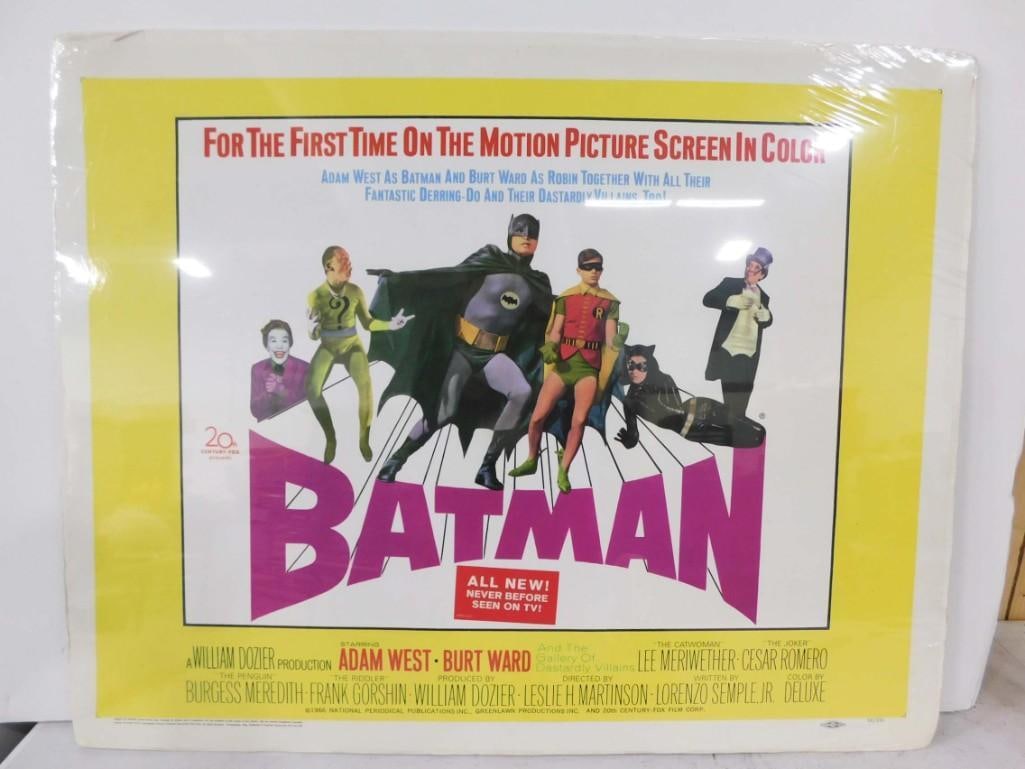 Vintage Batman Movie Poster 66/281 Measures 22 3/4" x 28" (1 of 5)