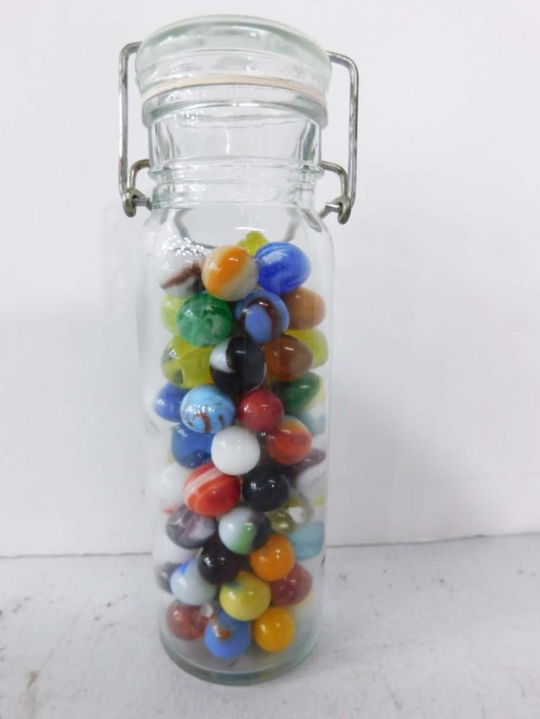 Vintage Marbles in a Jar: Vintage Marbles in a Jar