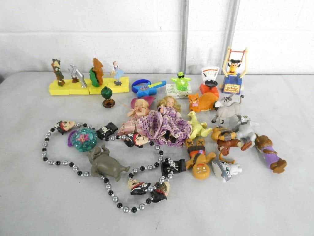 Assorted Toy Lot including Wizard of Oz, Vintage Mickey Mouse, Shrek Toys, etc. (1 of 9)