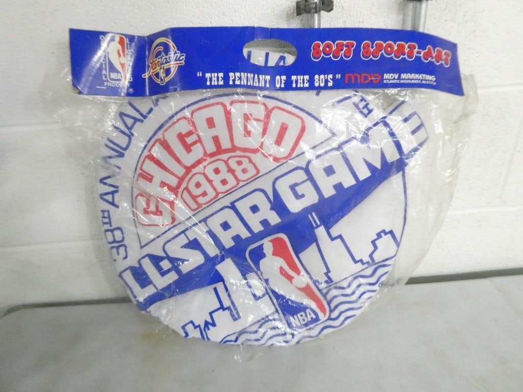 NBA All Star Game 1998 Chicago Seat Cushion - New in package: NBA All Star Game 1998 Chicago Seat Cushion - New in package