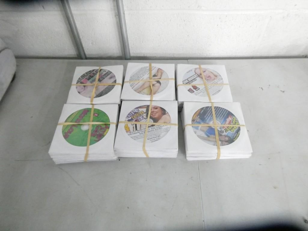 Lot of Approximately 120 Adult DVD's - 6 sets of about 20 (1 of 3)