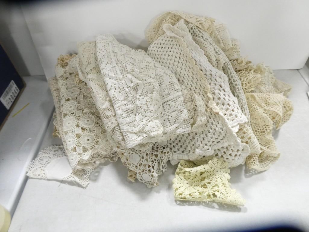 Lot of Vintage Linens incl Tablecloths, Doilies, etc (1 of 5)