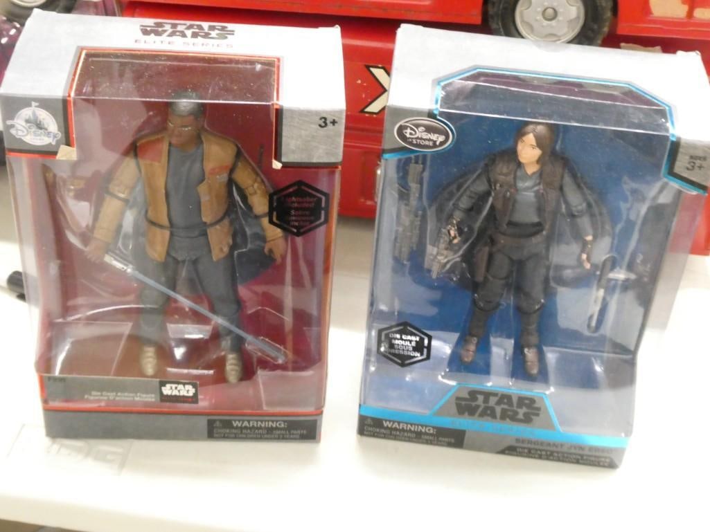 2 Star Wars Action Figures incl Elite Series Finn and Elite Series Sgt Jyn Erso 10" Both New in Box (1 of 5)