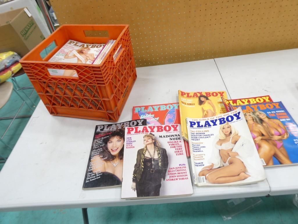 Lot of Asst 1980s-1990s Playboy Magazines (1 of 5)