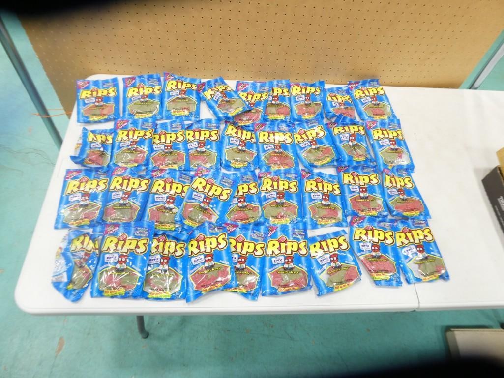 Lot of 40 Packs of Rips Gummi Candy . Best by 2024 . Each Pack is 4 oz (1 of 4)