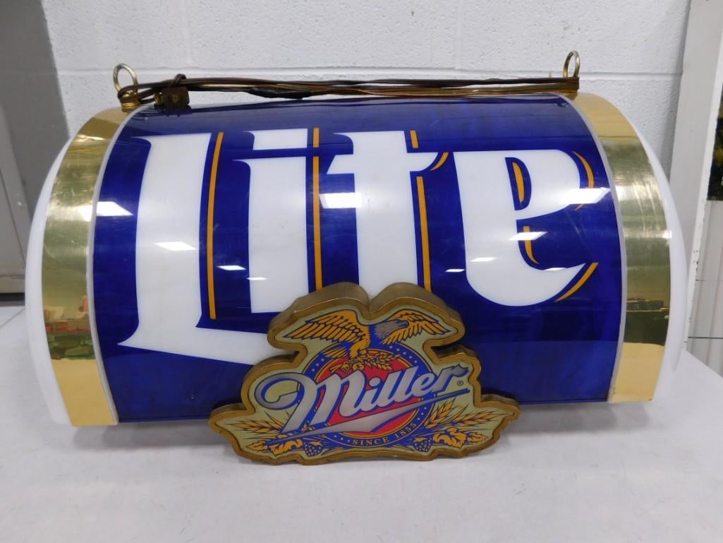 Miller Lite Beer Bar Light Works: Miller Lite Beer Bar Light Works