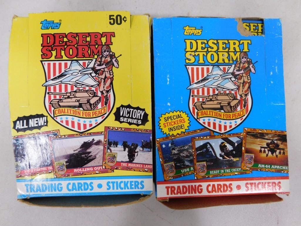 Topps Desert Storm Trading Cards and Stickers Sealed Packs (1 of 3)