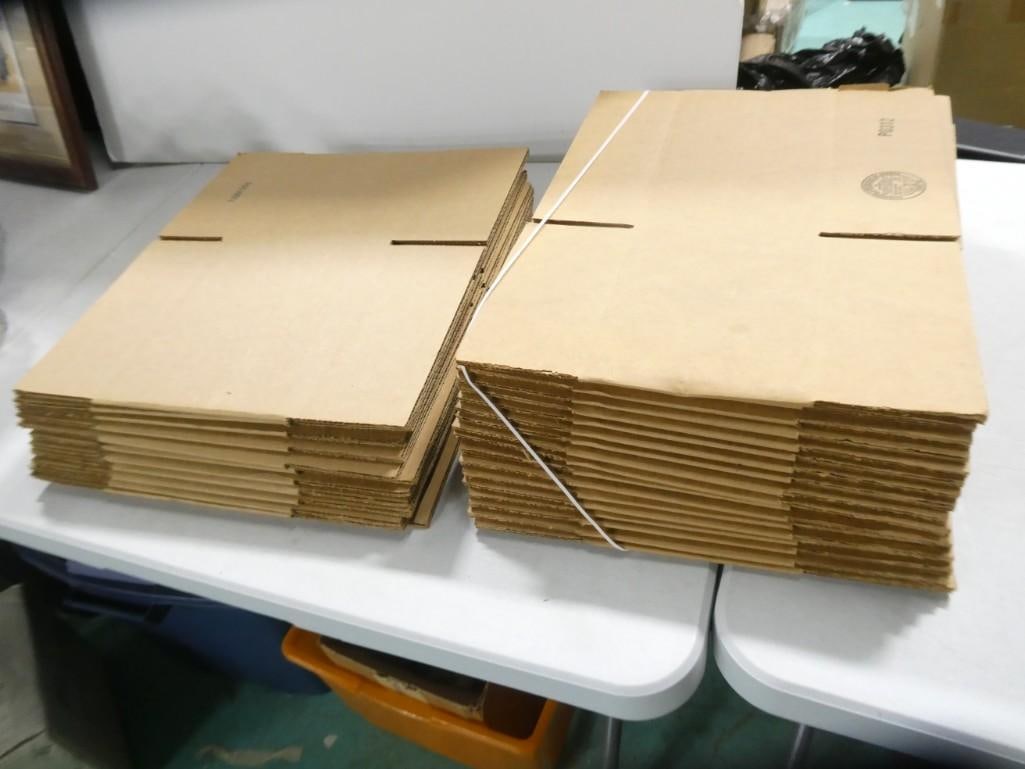 30 Shipping Boxes incl 12 at 10"x8"x8" and 18 at 12"x7"x8": 30 Shipping Boxes incl 12 at 10"x8"x8" and 18 at 12"x7"x8"