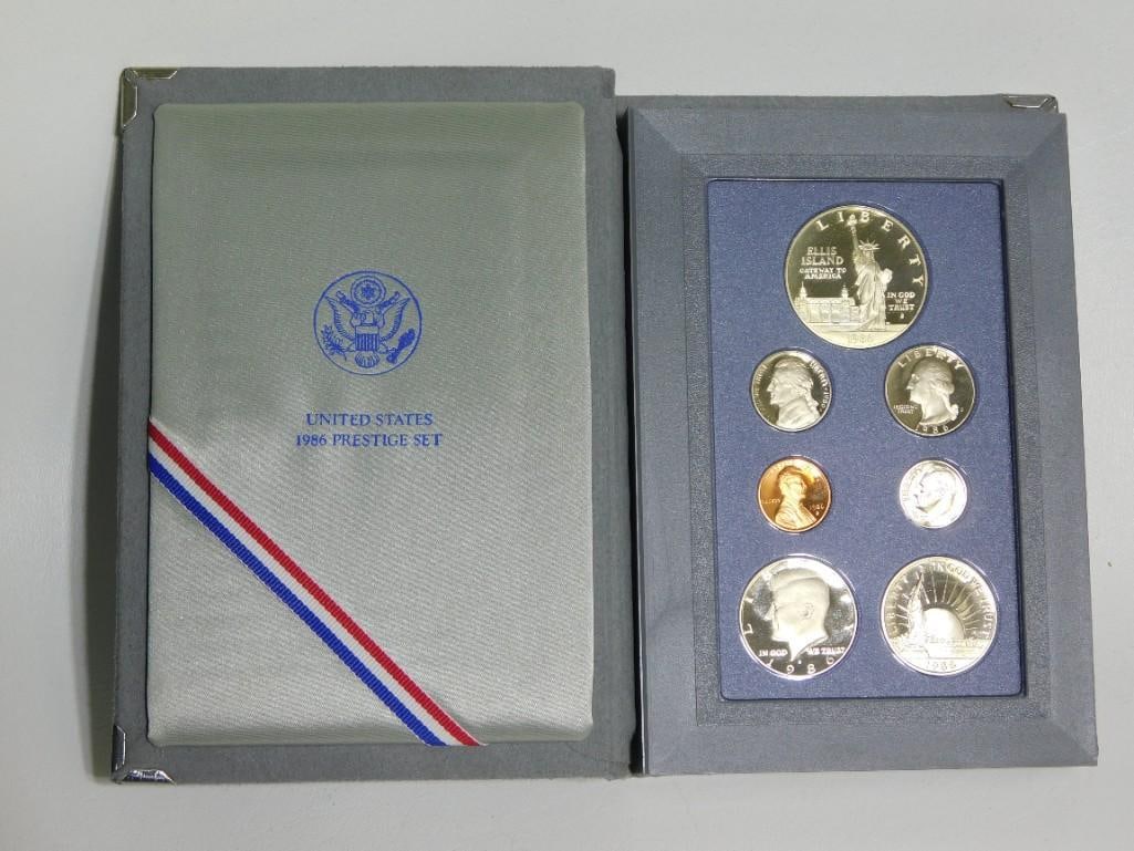 1986 Prestige Proof Set U.S. Mint Made Coin Set (1 of 4)