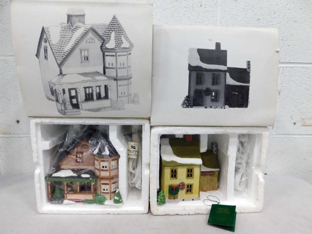 2 Dept 56 Buildings incl Thomas T Julian House and Livery Stable & Boot Shop (1 of 3)