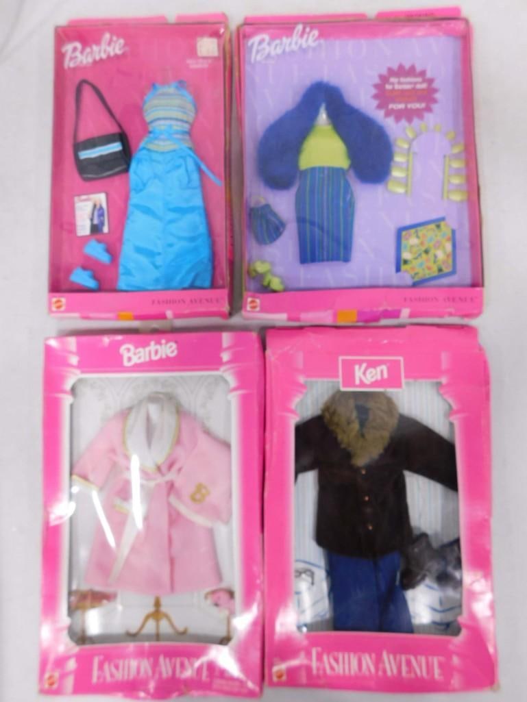4 Barbie & Ken Fashion Avenue Doll Outfits NIB Lot (1 of 4)