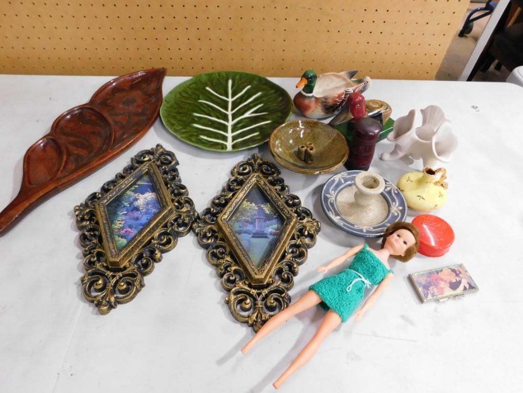 Collectibles incl Maddie Mod or Tammy Clone Doll, Pottery, Picture Frames, etc: Collectibles incl Maddie Mod or Tammy Clone Doll, Pottery, Picture Frames, etc