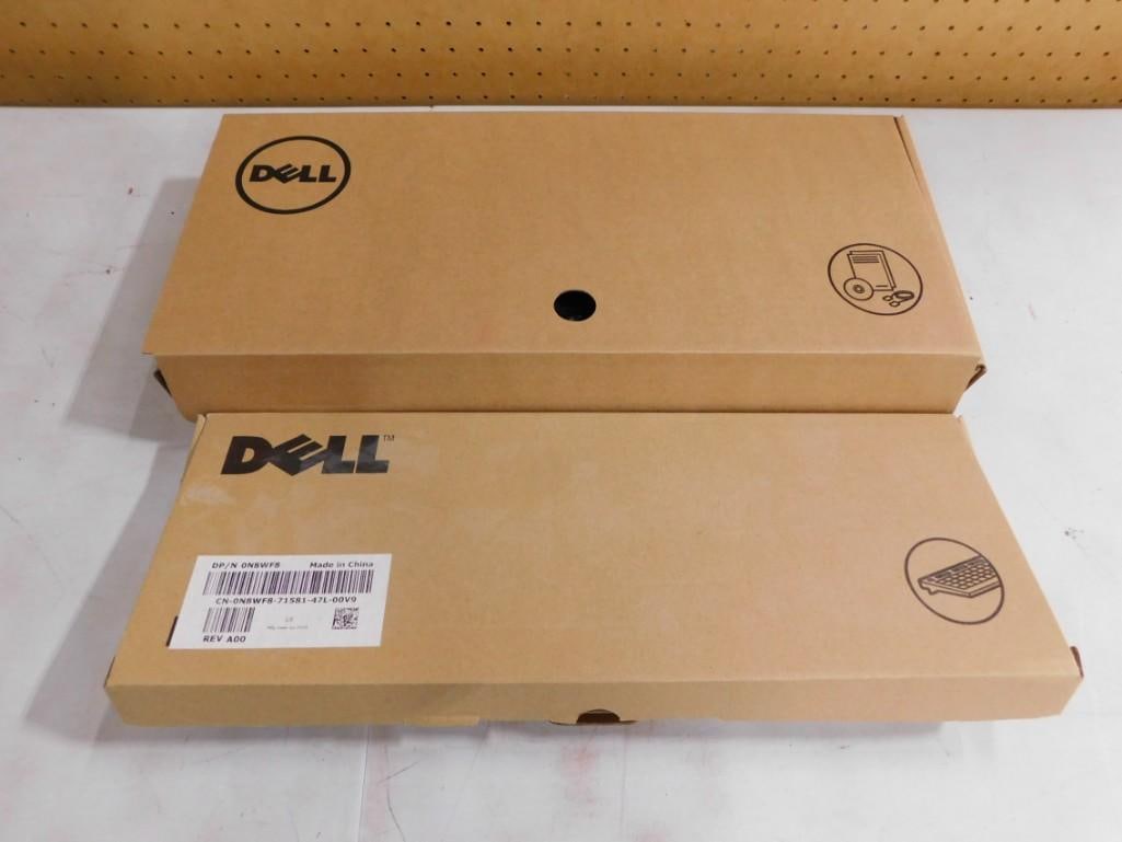 2 Dell Computer Keyboards and 1 Mouse  New in Open Boxes (1 of 3)
