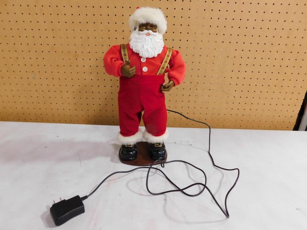 Animated African American Dancing Santa Claus Christmas Fantasy Ltd (1 of 4)