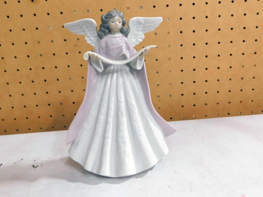 Retired Lladro 5831 Singer Angel Tree Topper Figurine NO BOX (1 of 4)