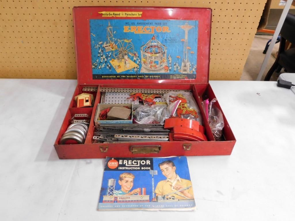 Vintage Erector Set in Metal Box (1 of 4)