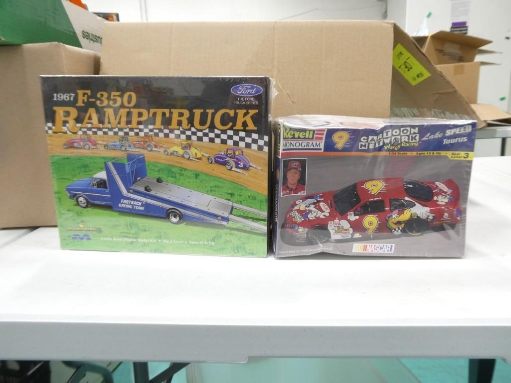 2 Sealed Model Kits incl Mobius Models 1967 Ford F-350 Ramp Truck and Revell Monogram Cartoon (1 of 3)