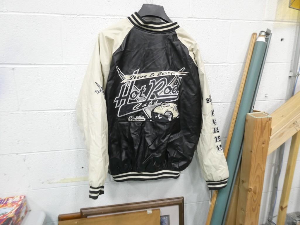 Steve & Barry's Hot Rod Cafe Jacket Size XXL with Embroidered Logo: Steve & Barry's Hot Rod Cafe Jacket Size XXL with Embroidered Logo