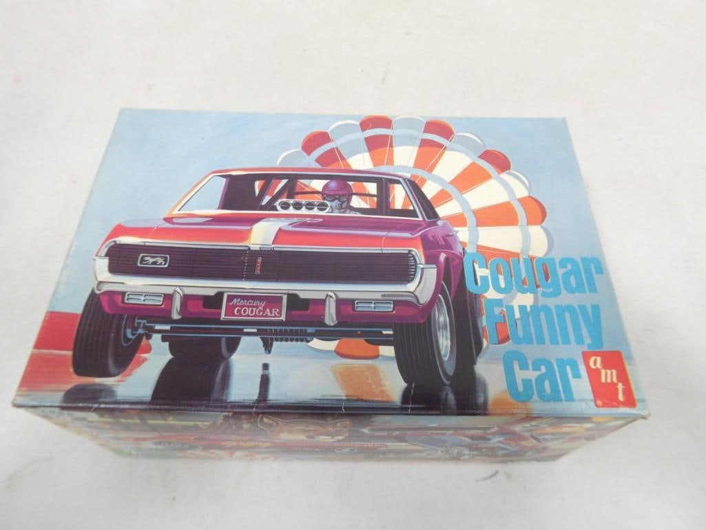 AMT Cougar Funny Car 1:25 Scale Model Kit in Original Box (1 of 3)