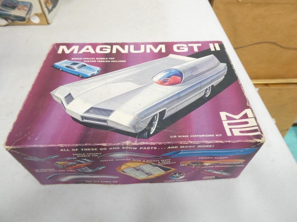 MPC Magnum GT II 1/25 Scale Model Car Kit in Original Box (1 of 2)