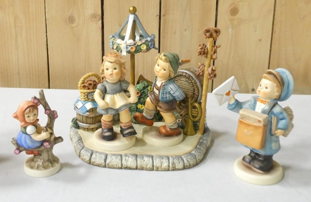 Hummel FIgurines including Marktplatz, Volksfest Accessory Package, Limited Editions (1 of 17)