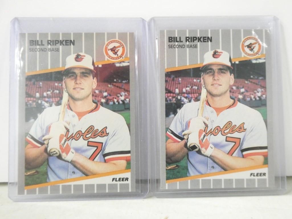 1989 Fleer Bill Ripken F*** Face Error and Corrected Card (1 of 4)