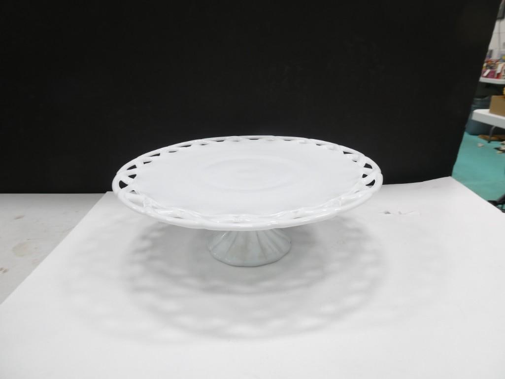 Vintage 1940s Pitman-Dreitzer Footed Cake Stand (1 of 6)