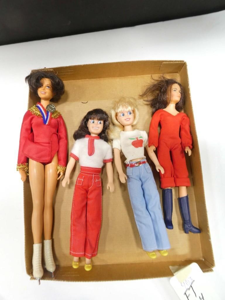 4 Vintage Dolls incl 1977 Ideal Dorothy Hamill, 1977 Charlie's Angels Doll, Betty & Veronica from Ar: 4 Vintage Dolls incl 1977 Ideal Dorothy Hamill, 1977 Charlie's Angels Doll, Betty & Veronica from Archie Comics Dolls