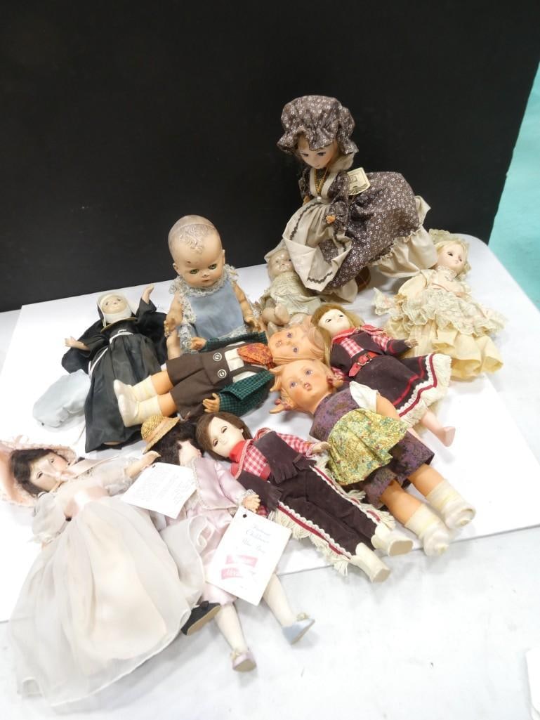 Lot of Dolls incl Hummel Dolls, Nun Doll, Composition Dolls, etc (1 of 8)