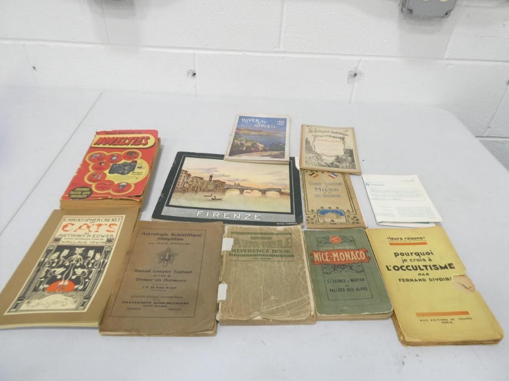 Vintage and Antique Books and Pamphlets incl Branham Automobile Reference Book, (1 of 2)