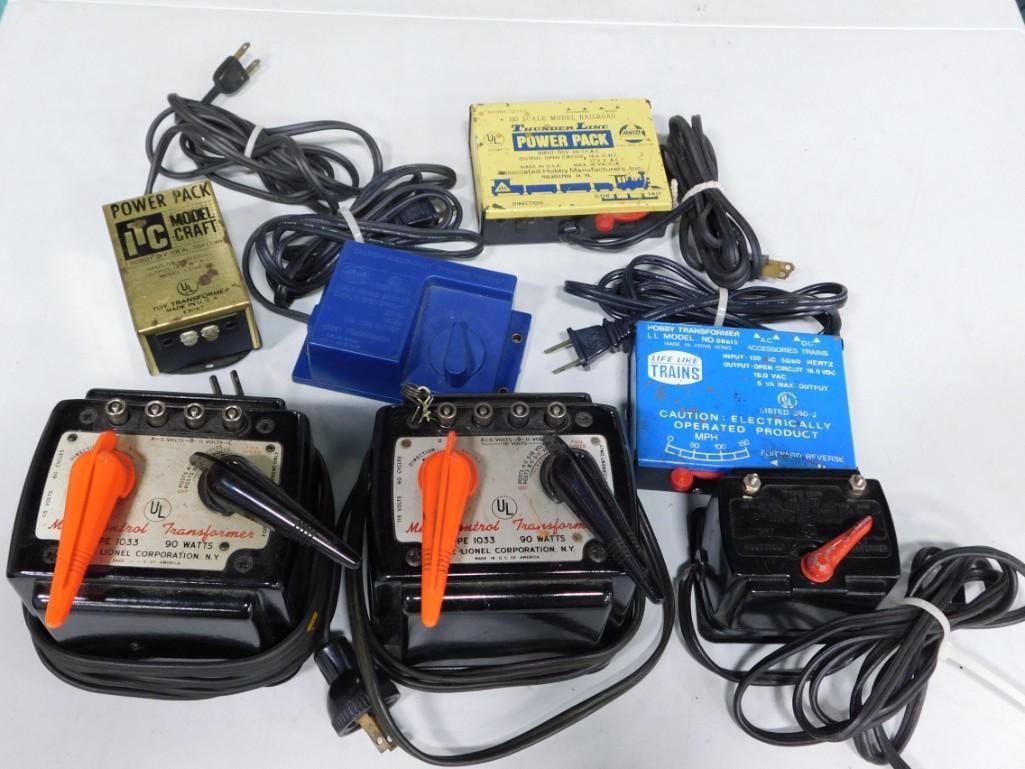 Lot of Model Train Transformers (1 of 4)