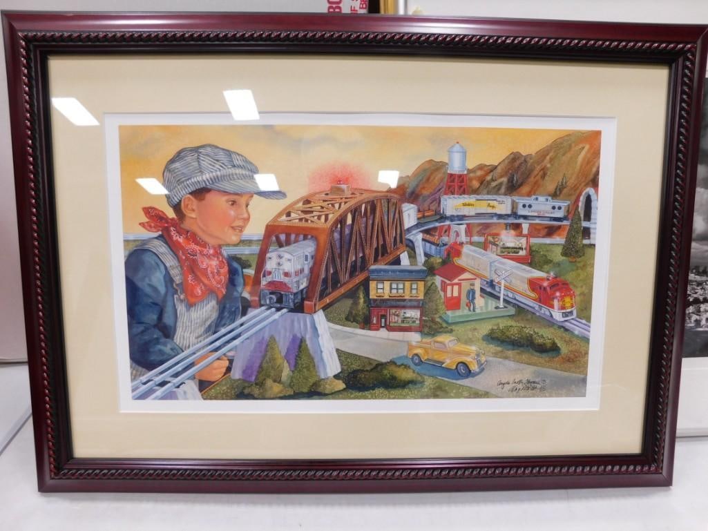 Angela Trotta Thomas "Gallery Express" Giclee Print on Fine Art Paper with COA Edition 115/350 (1 of 4)