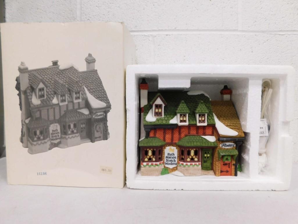 Dept 56 Ruth Marion Scotch Woolens Dickens Village Series Heritage Village Collection: Department 56 Ruth Marion Scotch Woolens Limited Edition of 17,500 Dickens Village Series Heritage Village Collection Christmas Building