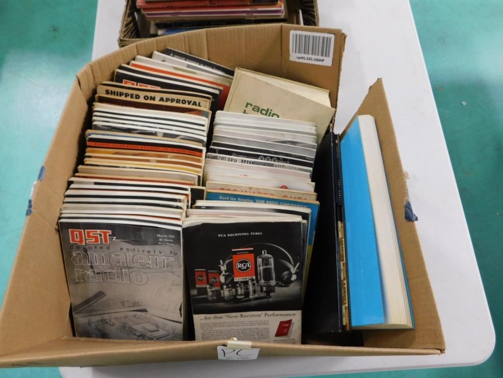 Large Lot of assorted vintage electronics magazines and Radio Handbook including Popular Electronics (1 of 7)