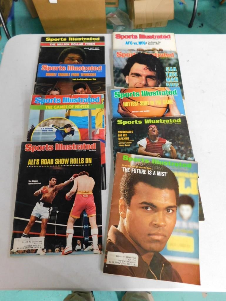 Vintage Sports Illustrated Magazine Issues - Johnny Bench, Mohammad Ali, Shelia Young, etc.: Vintage Sports Illustrated Magazine Issues - Johnny Bench, Mohammad Ali, Shelia Young, etc.