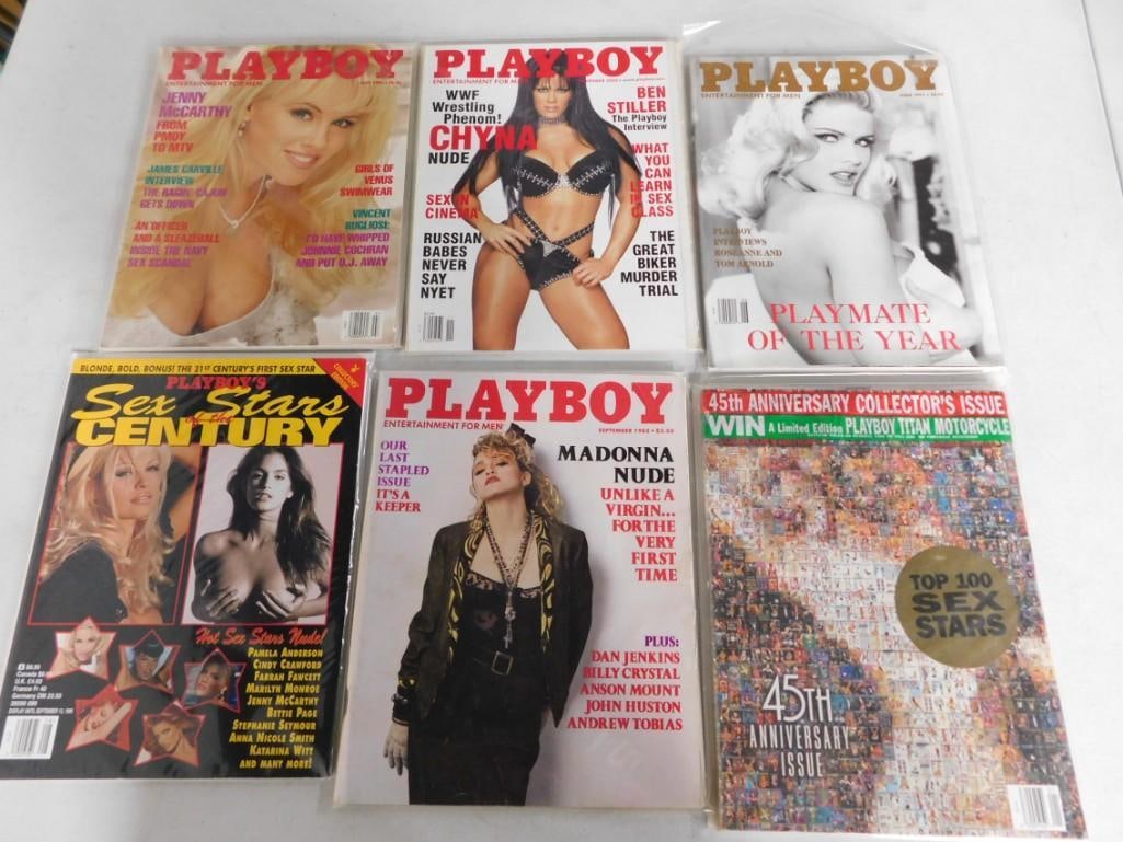 Lot of assorted Playboy Magazines including Sex Stars of the Century, Madonna, 45th Anniversary, Chy (1 of 1)