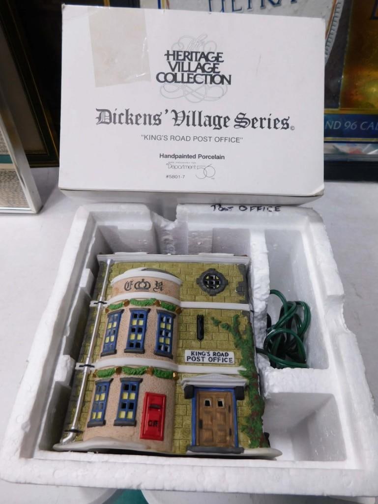 Dept 56 King's Road Post Office Dickens Village Series Heritage Village Collection: Department 56 King's Road Post Office Dickens Village Series Heritage Village Collection Christmas Village Building