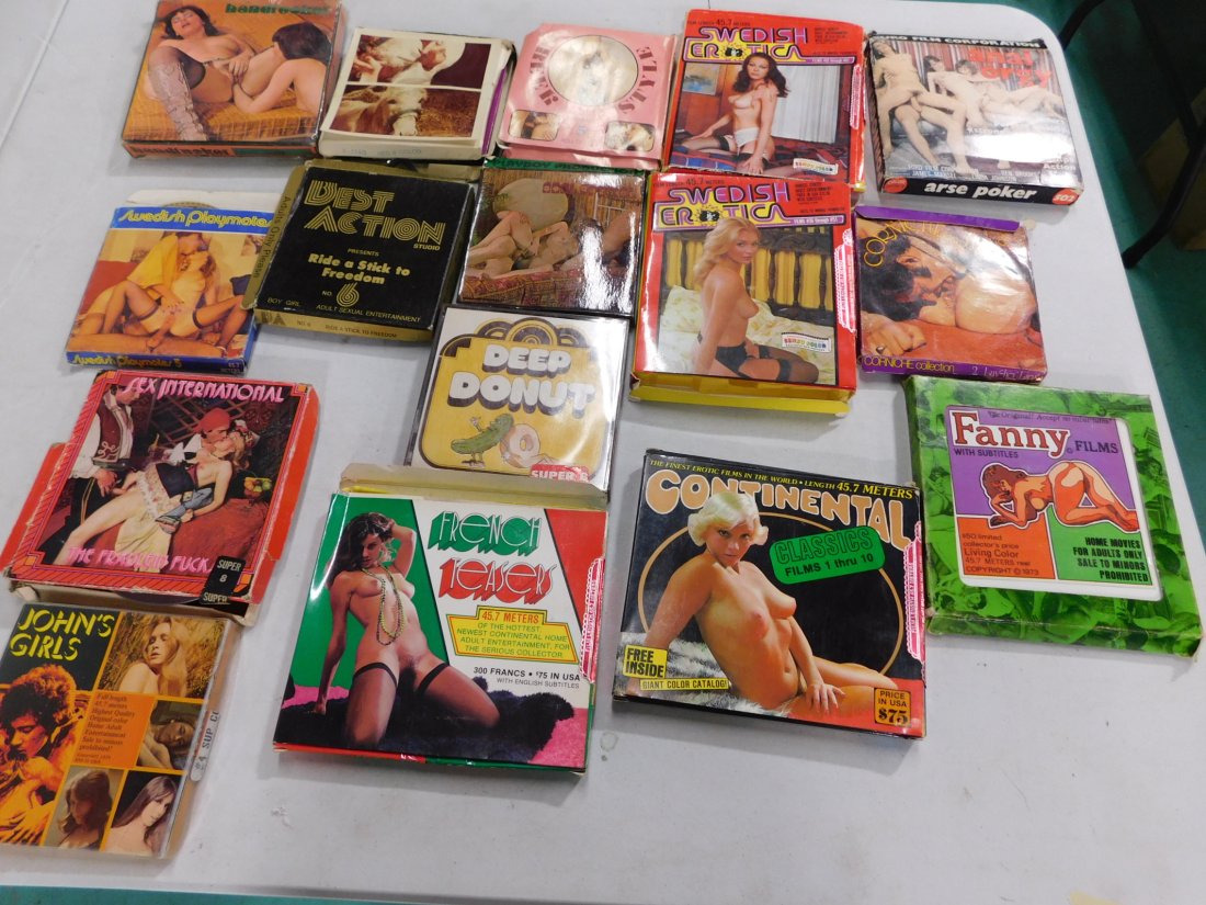 Vintage Adult Films on 8mm including Swedish Erotica.  A lot of these are very raunchy! (1 of 5)