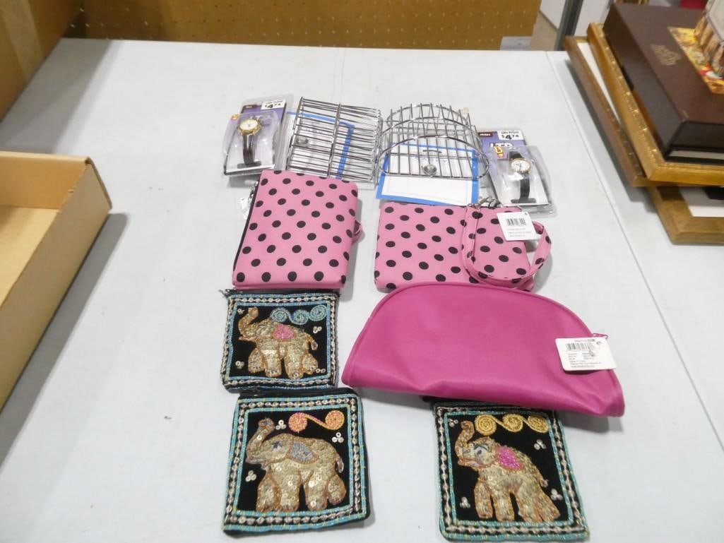Lot of Handbags, Coin Purses, Watches, Etc (1 of 3)