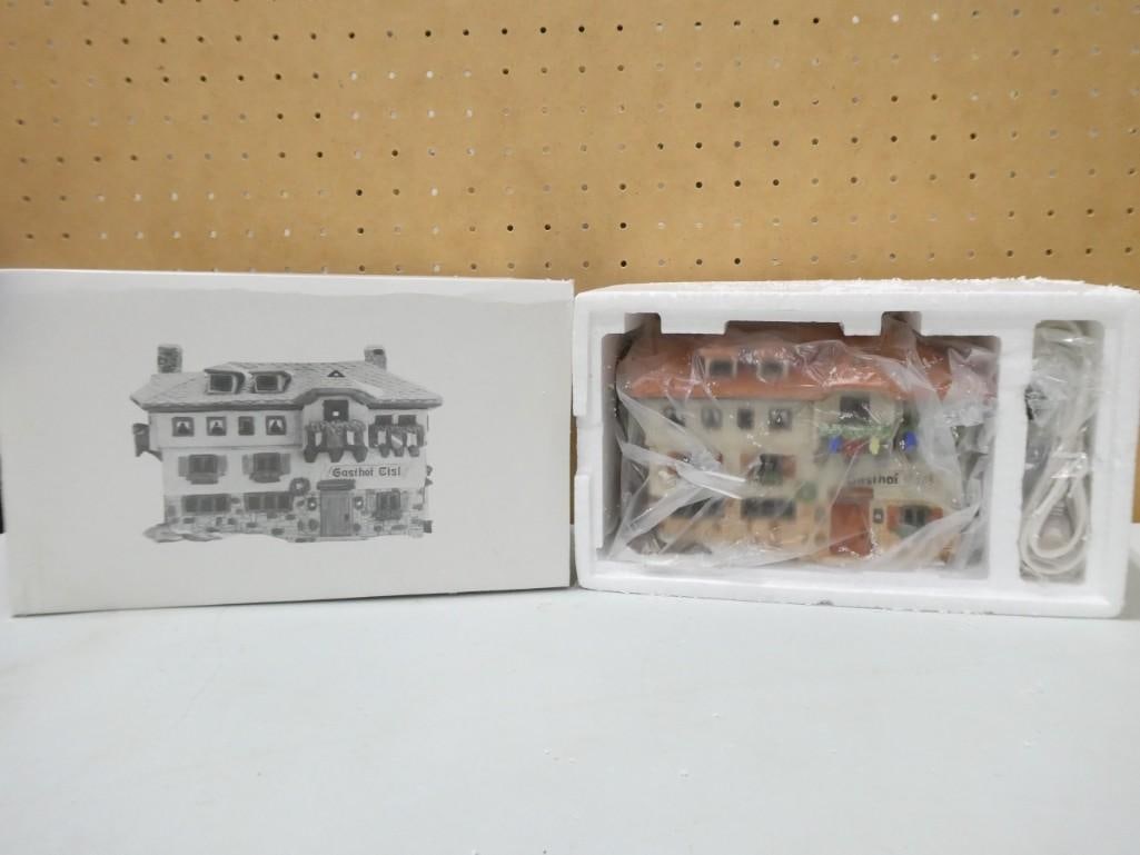 Dept 56 Gasthof Eisl Alpine Village Series Heritage Village Collection in Original Box: Department 56 Gasthof Eisl Alpine Village Series Heritage Village Collection in Original Box