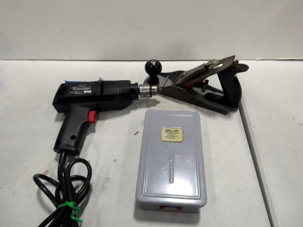 Electric Drill, Drill Bits, Wood Planer (1 of 4)