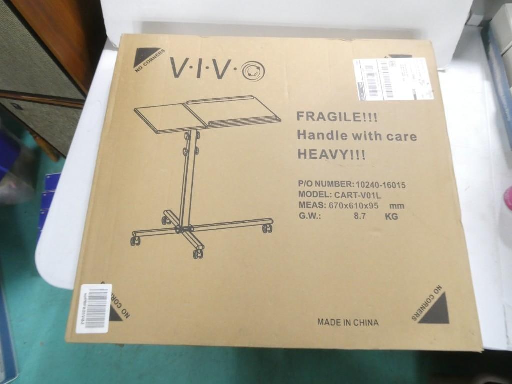 Bedside Table or Tray Cart New in Box: Bedside Table or Tray Cart New in Box
