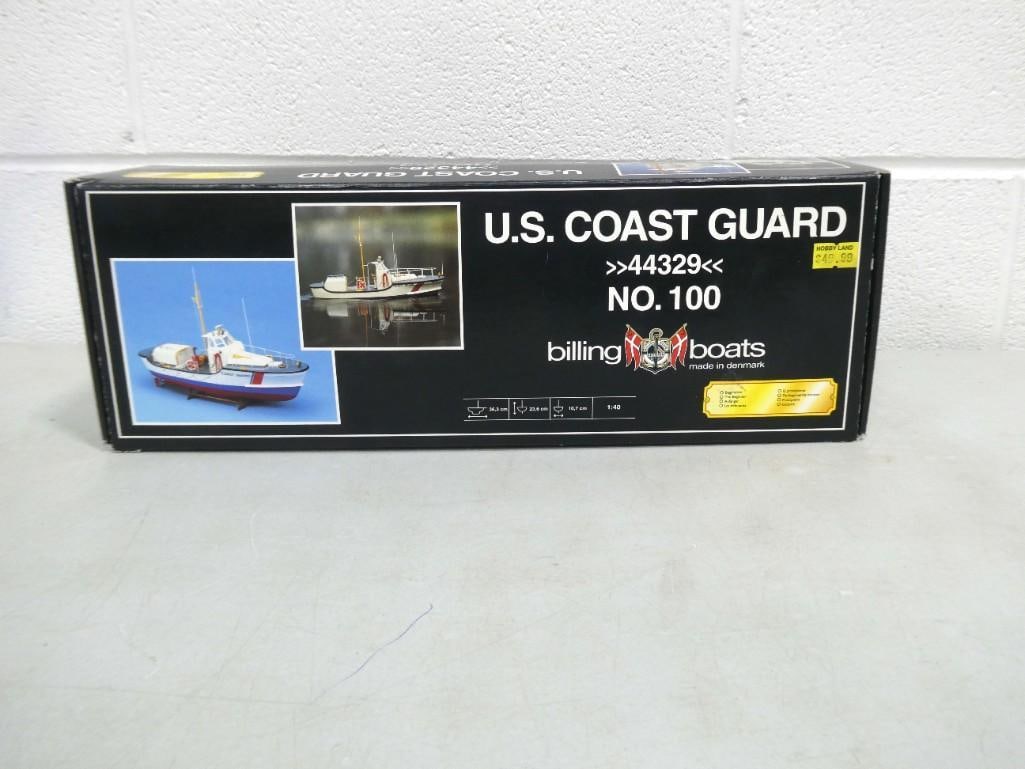 Billing Boats U.S. Coast Guard 44329 No 100 Boat Model Kit New in Open Box (1 of 3)