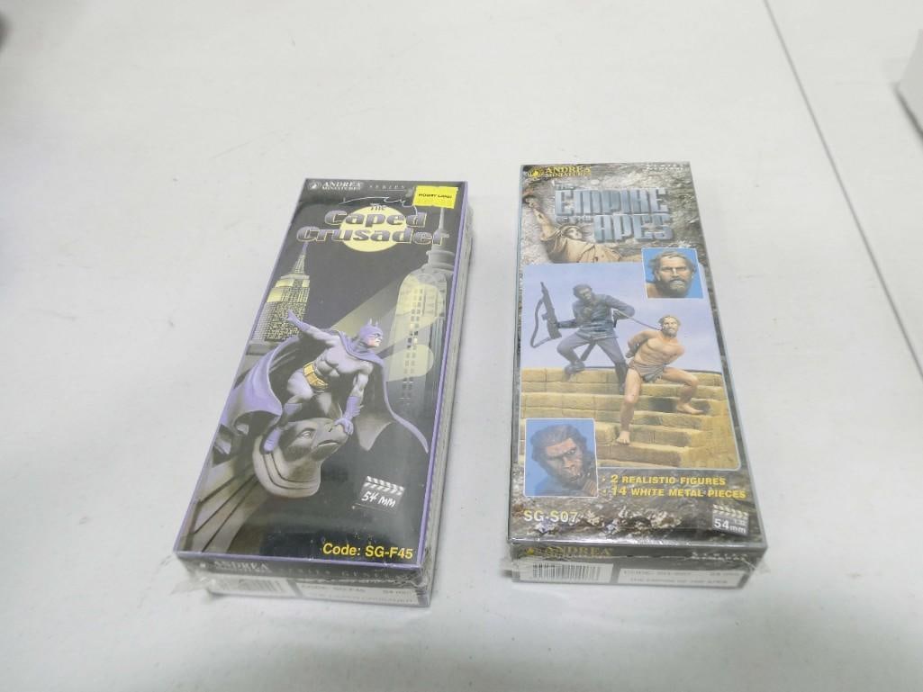 2 Sealed Model Kits incl Batman The Caped Crusader and The Empire of the Apes (1 of 3)